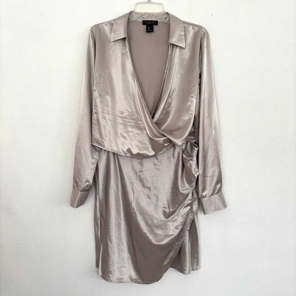 Rachel Zoe Satin Mini Skirt Set Large Cocktail Event Holiday Resort Cruise